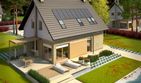 Projekt domu Tobiasz G1 energo - parterowy z poddaszem dom o powierzchni 116,50 m², dach dwuspadowy - ujęcie 4