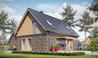 Projekt domu EX 16 II G1 - parterowy z poddaszem dom o powierzchni 148,01 m², dach dwuspadowy - ujęcie 2