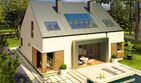 Projekt domu EX 9 G1 soft (wersja A) - parterowy z poddaszem dom o powierzchni 162,19 m², dach dwuspadowy - ujęcie 3