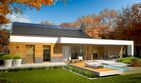 Projekt domu EX 11 G2 soft (wersja D) - parterowy dom o powierzchni 146,14 m², dach dwuspadowy - ujęcie 3