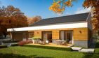 Projekt domu EX 11 G2 (wersja D) multi-comfort - parterowy dom o powierzchni 146,18 m², dach dwuspadowy - ujęcie 2