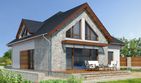 Projekt domu Avalon IV DCP206c - parterowy z poddaszem dom o powierzchni 187,25 m², dach wielospadowy - ujęcie 2
