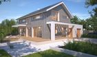 Projekt domu Bergamo DCP343 - parterowy z poddaszem dom o powierzchni 138,43 m², dach dwuspadowy - ujęcie 3