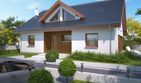 Projekt domu Rodez DCP328 - parterowy z poddaszem dom o powierzchni 162,35 m², dach dwuspadowy - ujęcie 2