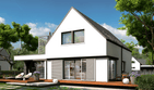 Projekt domu Markus G1 - parterowy z poddaszem dom o powierzchni 142,81 m², dach dwuspadowy - ujęcie 2