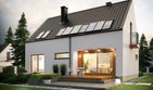 Projekt domu E11 II economic - parterowy z poddaszem dom o powierzchni 99,90 m², dach dwuspadowy - ujęcie 4