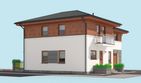Projekt domu Palanka 2 - z pełnym piętrem dom o powierzchni 137,45 m², dach kopertowy - ujęcie 3
