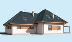 Projekt domu Vitoria projekt domu mieszkalnego - parterowy z poddaszem dom o powierzchni 127,02 m², dach wielospadowy - ujęcie 3