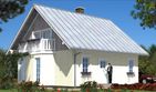 Projekt domu L-37 Dom ustrońska - szkieletowy - parterowy z poddaszem dom o powierzchni 112,50 m², dach dwuspadowy - ujęcie 4