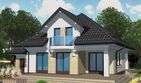 Projekt domu APS 250 - parterowy z poddaszem dom o powierzchni 151 m², dach kopertowy - ujęcie 2