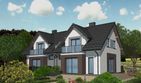 Projekt domu APS 137 - parterowy z poddaszem dom o powierzchni 98,70 m², dach dwuspadowy - ujęcie 2
