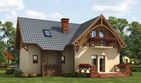 Projekt domu Palanka - parterowy z poddaszem dom o powierzchni 102,88 m², dach czterospadowy - ujęcie 3