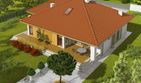Projekt domu Flori III G1 - parterowy dom o powierzchni 115,46 m², dach kopertowy - ujęcie 4