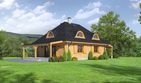 Projekt domu Chmielniki małe dw 22 - parterowy z poddaszem dom o powierzchni 123,12 m², dach kopertowy - ujęcie 2