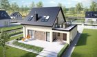 Projekt domu E14 III G1 Economic - parterowy z poddaszem dom o powierzchni 104,31 m², dach dwuspadowy - ujęcie 3