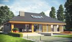 Projekt domu Gabriel G1 multi-comfort - parterowy dom o powierzchni 123,24 m², dach kopertowy - ujęcie 2