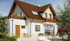 Projekt domu Mati III G1 Mocca - parterowy z poddaszem dom o powierzchni 127,51 m², dach dwuspadowy - ujęcie 3