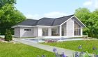 Projekt domu Catania LMB113 - parterowy dom o powierzchni 129,40 m², dach wielospadowy - ujęcie 2