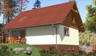 Projekt domu L-85 Dom jasna - szkieletowy - parterowy z poddaszem dom o powierzchni 118,60 m², dach dwuspadowy - ujęcie 4