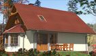 Projekt domu L-85 Dom jasna - szkieletowy - parterowy z poddaszem dom o powierzchni 118,60 m², dach dwuspadowy - ujęcie 5