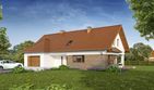 Projekt domu TK175 - parterowy z poddaszem dom o powierzchni 288,32 m², dach dwuspadowy - ujęcie 2