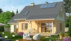 Projekt domu Madras - parterowy z poddaszem dom o powierzchni 116,20 m², dach dwuspadowy - ujęcie 2