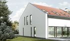 Projekt domu Domo 03C - parterowy z poddaszem dom o powierzchni 133,60 m², dach dwuspadowy - ujęcie 3