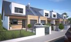 Projekt domu Bradfield DCS25 - parterowy z poddaszem dom o powierzchni 143,62 m², dach dwuspadowy, koszt budowy 378 000 zł - ujęcie frontu