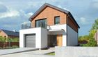 Projekt domu Brunico II LMP345a - z pełnym piętrem dom o powierzchni 129,74 m², dach dwuspadowy - ujęcie 4