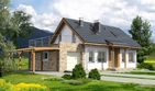 Projekt domu Leon II DCP231a - parterowy z poddaszem dom o powierzchni 103,78 m², dach dwuspadowy - ujęcie 2