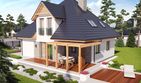 Projekt domu Tilda G1 - parterowy z poddaszem dom o powierzchni 154 m², dach kopertowy - ujęcie 3