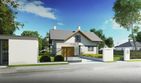 Projekt domu Wiliam IV - parterowy z poddaszem dom o powierzchni 142,60 m², dach dwuspadowy - ujęcie 2