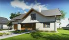 Projekt domu Wiliam VII - parterowy z poddaszem dom o powierzchni 159,60 m², dach dwuspadowy - ujęcie 2