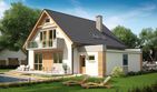 Projekt domu BW-31 - parterowy z poddaszem dom o powierzchni 119,70 m², dach dwuspadowy - ujęcie 2