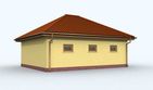 Projekt garażu G108 - parterowy dom o powierzchni 50,14 m², dach kopertowy - ujęcie 3