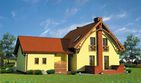 Projekt domu Dolores - parterowy z poddaszem dom o powierzchni 117,11 m², dach dwuspadowy - ujęcie 3