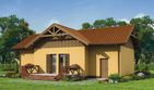Projekt domu Lozanna - parterowy dom o powierzchni 58,24 m², dach dwuspadowy - ujęcie 3