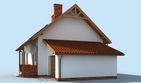 Projekt domu Marea - parterowy z poddaszem dom o powierzchni 126,39 m², dach dwuspadowy - ujęcie 4