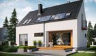 Projekt domu E11 economic - parterowy z poddaszem dom o powierzchni 103,56 m², dach dwuspadowy - ujęcie 4