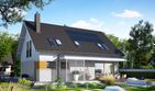 Projekt domu Logan II energo - parterowy z poddaszem dom o powierzchni 139,99 m², dach dwuspadowy - ujęcie 3