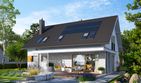 Projekt domu Logan II energo - parterowy z poddaszem dom o powierzchni 139,99 m², dach dwuspadowy - ujęcie 2