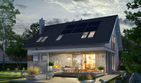 Projekt domu Logan II energo - parterowy z poddaszem dom o powierzchni 139,99 m², dach dwuspadowy - ujęcie 4