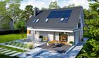 Projekt domu Logan II energo - parterowy z poddaszem dom o powierzchni 139,99 m², dach dwuspadowy - ujęcie 5