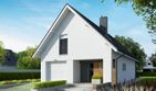 Projekt domu Riko G1 energo - parterowy z poddaszem dom o powierzchni 130,96 m², dach dwuspadowy - ujęcie 4