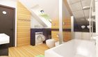 Projekt domu Nowinka IV z garażem 1-st. bliźniak [A-BL1] - parterowy z poddaszem dom o powierzchni 210,60 m², dach dwuspadowy - ujęcie 3