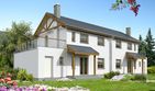 Projekt domu Glasgow II LMBL43 - z pełnym piętrem dom o powierzchni 89,17 m², dach dwuspadowy - ujęcie 3
