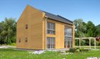 Projekt domu Koge II DCP402a - z pełnym piętrem dom o powierzchni 137,52 m², dach dwuspadowy - ujęcie 2
