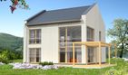 Projekt domu Koge II DCP402a - z pełnym piętrem dom o powierzchni 137,52 m², dach dwuspadowy - ujęcie 6