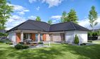 Projekt domu Domena 115 B - parterowy dom o powierzchni 175,63 m², dach czterospadowy - ujęcie 4