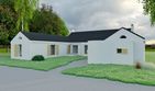 Projekt domu Kamp 3 - parterowy dom o powierzchni 176,96 m², dach dwuspadowy - ujęcie 4